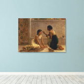 Een oude aangepaste canvas afdruk (Insitu (Houten vloer))