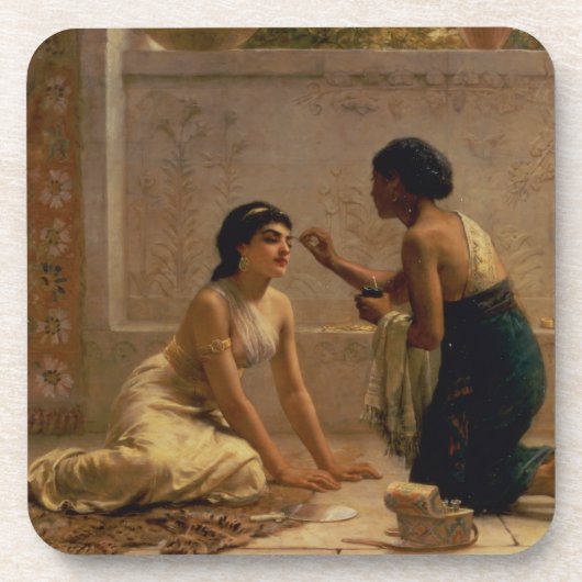 Een oude aangepaste drankjes onderzetter (Voorkant)