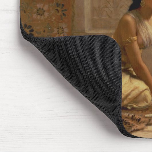 Een oude aangepaste muismat (Hoek)