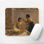 Een oude aangepaste muismat (Met muis)