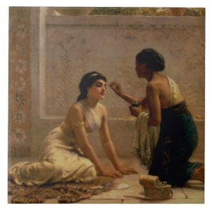 Een oude aangepaste tegeltje