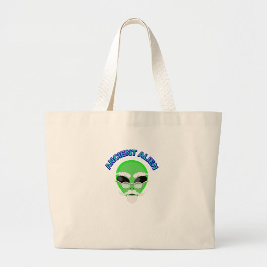 Een oude Alien Grote Tote Bag (Voorkant)
