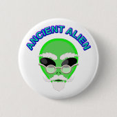 Een oude Alien Ronde Button 5,7 Cm (Voorkant)