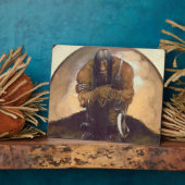 Een oude bergtrol fotoplaat (Zijkant)