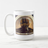 Een oude bergtrol koffiemok (Links)