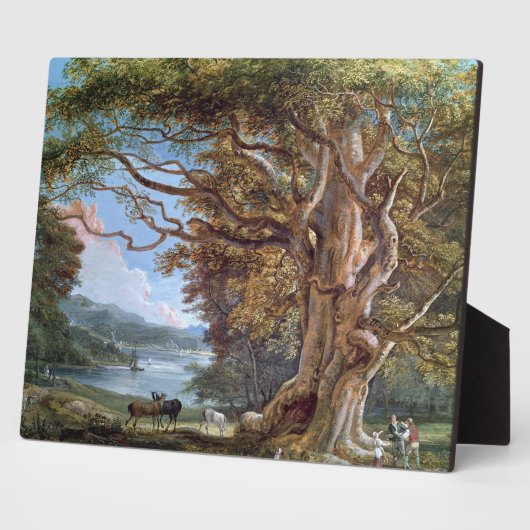 Een oude beukenboom, 1794 (olie op canvas) fotoplaat (Zijkant)