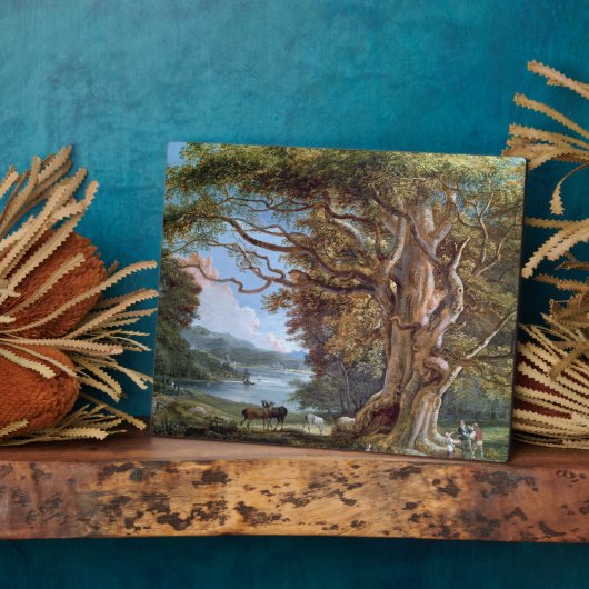 Een oude beukenboom, 1794 (olie op canvas) fotoplaat (Zijkant)