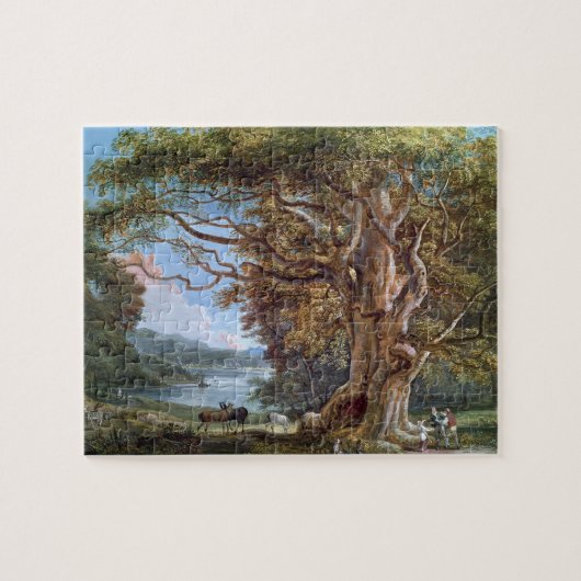 Een oude beukenboom, 1794 (olie op canvas) legpuzzel (Horizontaal)