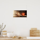 Een oude boekenkast 34 - A.I. Poster (Keuken)