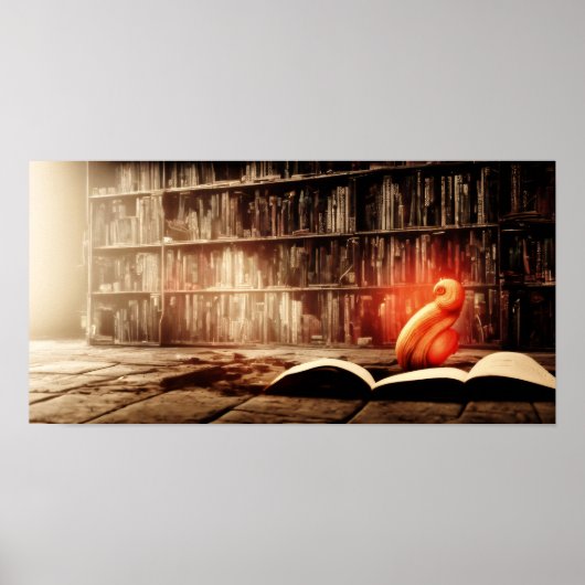 Een oude boekenkast 34 - A.I. Poster (Voorkant)