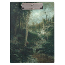 Een oude Clearing (1881) - Klembord