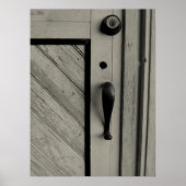Een oude deur poster (Voorkant)