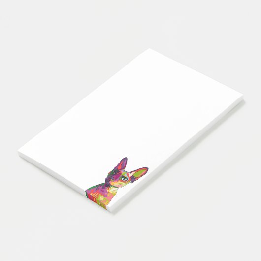 Een oude Egyptische kat Post-it® Notes (Schuin)