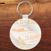 Een oude Ford Mustang 1977 Cobra Sleutelhanger (Voorkant)