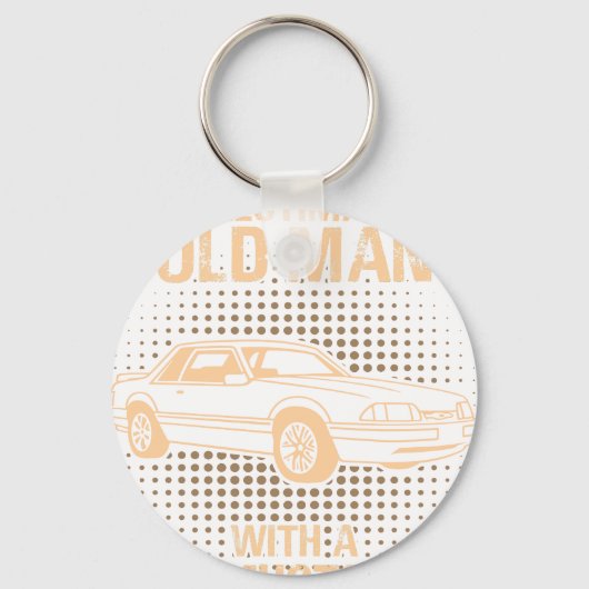 Een oude Ford Mustang 1993 Lx Sleutelhanger (Voorkant)