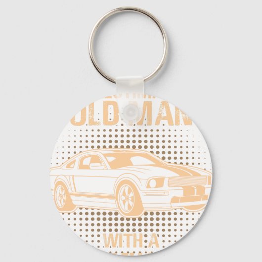 Een oude Ford Mustang 2007 Gt Sleutelhanger (Voorkant)