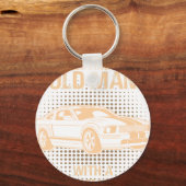 Een oude Ford Mustang 2007 Gt Sleutelhanger (Voorkant)