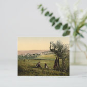 Een oude foto van het Meer van Galilea Briefkaart (Staand voorkant)