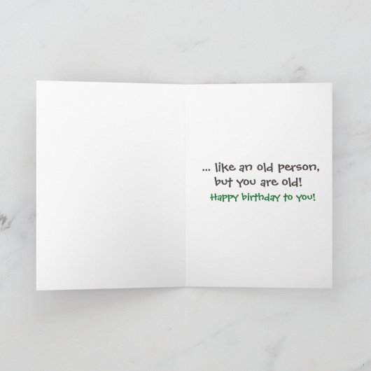 Een oude humor-hondenneus krijgen kaart (Binnen)