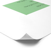 EEN OUDE IERSE TROUWSEGEN Clover Krullen Poster (Hoek)