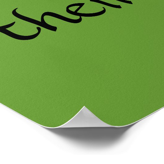 Een oude Ierse vloek Poster (Hoek)