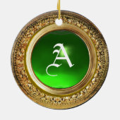 Een oude Ierse zegen Shamrock Keramisch Ornament (Achterkant)