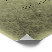 EEN OUDE IRISH WEDDING Bless Distress Damask Poster (Hoek)