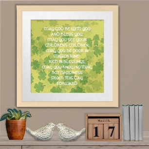 EEN OUDE IRISH WEDDING BlessING - Poster