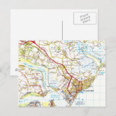 Een oude kaart van Felixstowe Briefkaart (Voorkant / Achterkant)