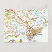 Een oude kaart van Felixstowe Briefkaart (Voorkant)