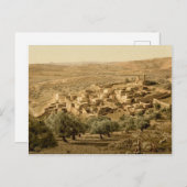 Een oude kleurige foto van Bethany, in het heilige Briefkaart (Voorkant / Achterkant)