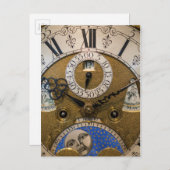 Een oude klok dicht, Duitsland Briefkaart (Voorkant / Achterkant)