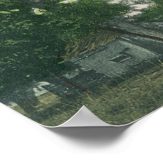 Een oude Landmark Scene Poster (Hoek)