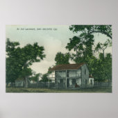 Een oude Landmark Scene Poster (Voorkant)