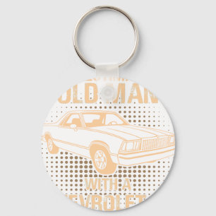 Een Oude Man Chevrolet El Camino 1978 Sleutelhanger