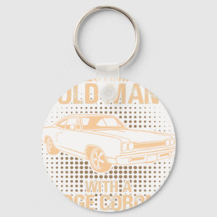 Een oude man Dodge Coronet Super Bee 1vintagevinta Sleutelhanger