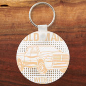 Een oude man Dodge Ram Sleutelhanger (Voorkant)