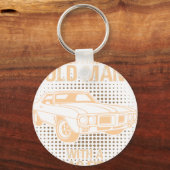 Een oude man Pontiac Firebird 1969 Sleutelhanger (Voorkant)