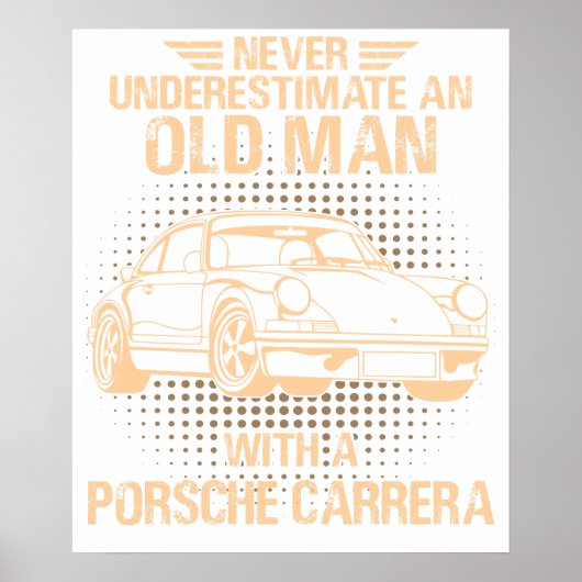 Een oude man Porsche 911 Carrera Rs 2.7 Poster (Voorkant)