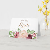 een oude nieuwe geleende en blauwe bruidskaart kaart (Gele Bloem)