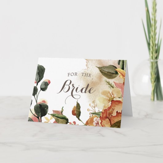 een oude nieuwe geleende en blauwe bruidskaart kaart (Voorkant)