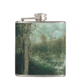 Een Oude Open plek (1881) - Fles Heupfles (Voorkant)