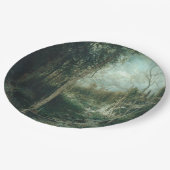 Een Oude Open plek Schilderij  (1881) - Papieren b Bordje (Gekanteld)