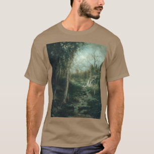 Een oude open plek-schilderij (1881) - T-shirt