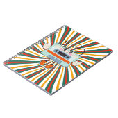 Een oude retro muziekschool notitieboek (Linkerzijde)