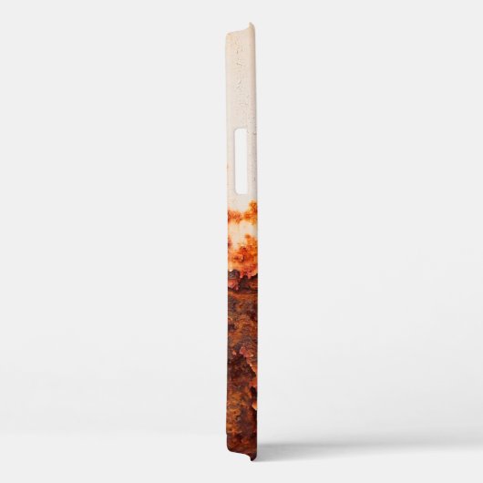 Een oude roestkleurige vlek op het oppervlak Case-Mate iPhone case (Achterkant / Rechts)