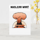 Een oude scheet is een leuke oorlog! kaart (Gele Bloem)