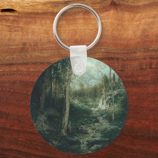 Een oude verfschildering (1881) - Sleutelhanger (Voorkant)