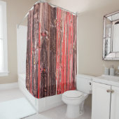 Een oude versleten schuur of antiek houten omheini douchegordijn (In situ)