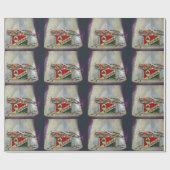 Een oude vlam cadeaupapier (Vlak)